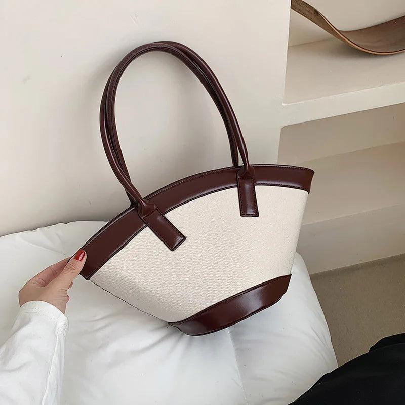 Fan-shaped Shell Handbag Shoulder Bag for Autumn/Winter