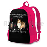 Sheltie Dog Outdoor Hiking Backpack