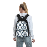Shibori Dark Lines Backpacks Men's Backpacks Bags For Women