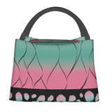 Shinobu Pattern Insulated Lunch Bag for Work Office Demon Slayer Cooler Women