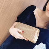Mesh Clutch Purse Dinner Bag Square Shape Handbag For Female Party