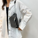 Diamonds Fanny Pack Women Waist Bag PU Leather Shoulder Crossbody Travel Hip Bag