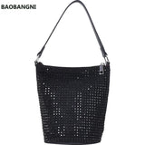 Diamonds Tote Bag Women's Handbag Bucket Shoulder Crossbody Bag