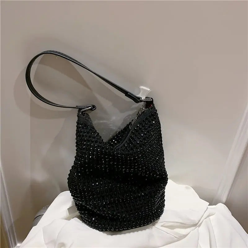 Diamonds Tote Bag Women's Handbag Bucket Shoulder Crossbody Bag