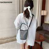 Diamonds Tote Bag Women's Handbag Bucket Shoulder Crossbody Bag