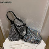 Diamonds Tote Bag Women's Handbag Bucket Shoulder Crossbody Bag