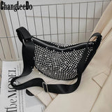 Canvas Crossbody Bag Women Casual Travel Chest Satchel Tote Summer Shoulder Pack