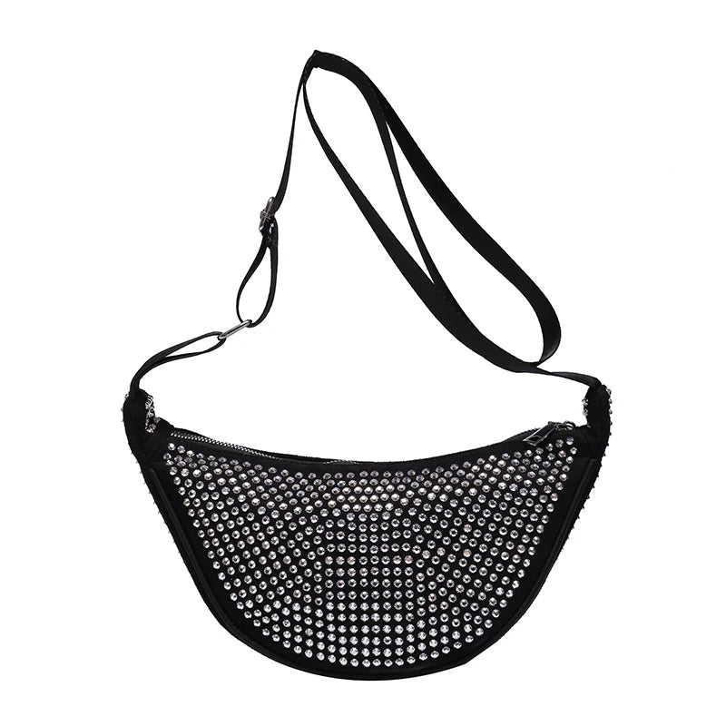 Canvas Crossbody Bag Women Casual Travel Chest Satchel Tote Summer Shoulder Pack