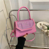 Zircon Messenger Bag for Women Shoulder Handbag