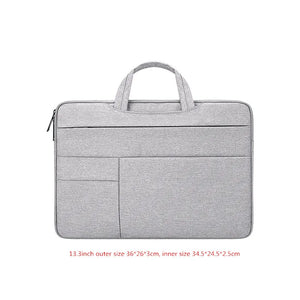 Shockproof Waterproof Laptop Bag Men's Women's Briefcase Tote
