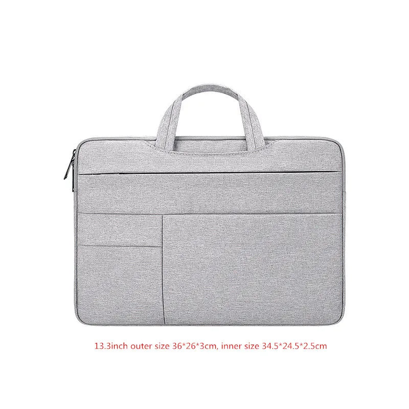 Shockproof Waterproof Laptop Bag Men's Women's Briefcase Tote