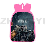 S.T.A.L.K.E.R. 2 Heart of 3D Backpacks Travel Laptop Bag Girls Anime Camouflage