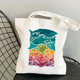 Anne of Green Gables World Tote Bag Women Harajuku Canvas Handbag