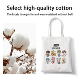 ATEEZ Kpop Hip Hop Hipster Print Shopping Bag Eco Canvas Tote Hand Bag