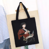 Demon Slayer's Blade Tote Bag Women's Bag Reusable Canvas Handbags
