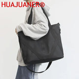 Nylon Shopper Bags for Women Waterproof Travel Handbags