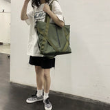 Women's Nylon Waterproof Handbag Casual Tote Travel Crossbody Shoulder Bag