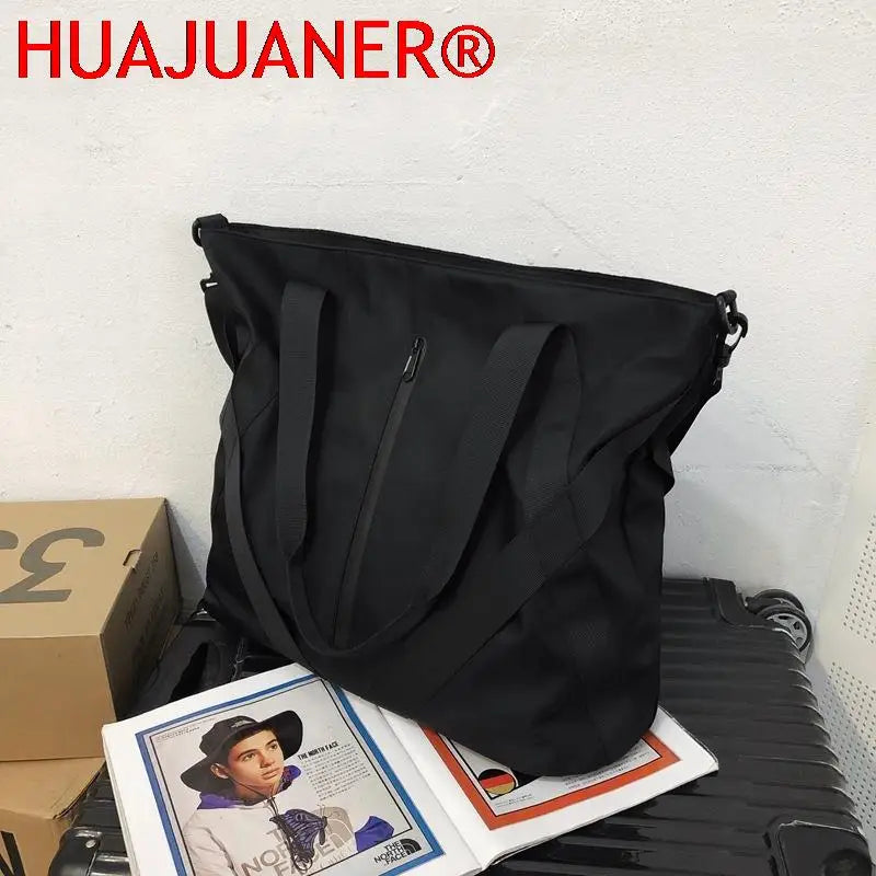 Nylon Shopper Bags for Women Waterproof Travel Handbags