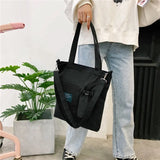 Large Capacity Canvas Tote Bag for Women, Shoulder Crossbody Handbag