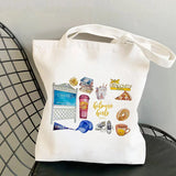Autumn Printed Tote Bag Harajuku Shopper Handbag Canvas Bag