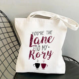 Autumn Printed Tote Bag Harajuku Shopper Handbag Canvas Bag