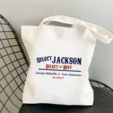 Autumn Printed Tote Bag Harajuku Shopper Handbag Canvas Bag