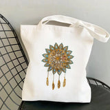 Hedgehog Yoga Cartoons Printed Tote Bag Women Harajuku Shopper Handbag