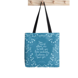 Pride and Prejudice Printed Tote Bag Harajuku Shopper Funny Handbag