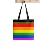 Rainbow Flag Tote Bag Harajuku Shopper Handbag Canvas Lady Bag