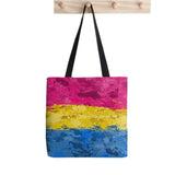 Rainbow Flag Tote Bag Harajuku Shopper Handbag Canvas Lady Bag