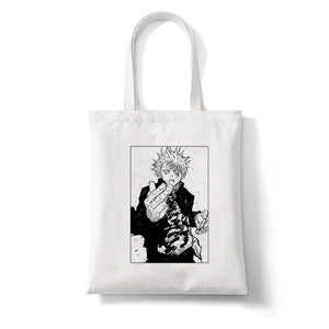 Harajuku Anime Jujutsu Kaisen Tote Bag Shoulder Handbag