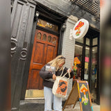 Canvas Big Capacity Harajuku Women Bags Funny Shoulder Bag Goth Handbag