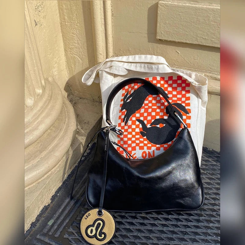 Canvas Big Capacity Harajuku Women Bags Funny Shoulder Bag Goth Handbag