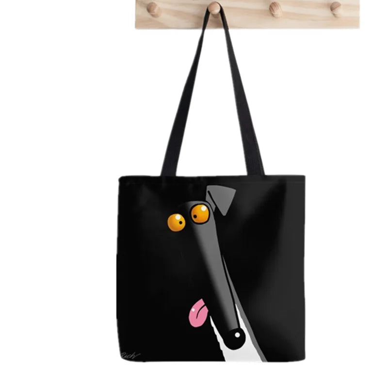 Dark Forest Mushrooms Tote Bag Harajuku Shopper Handbag