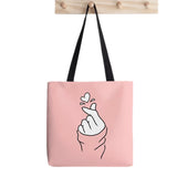 Dark Forest Mushrooms Tote Bag Harajuku Shopper Handbag