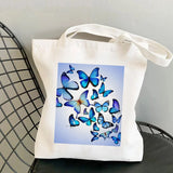 Watercolor Printed Tote Bag Harajuku Shopper Handbag Lady Canvas Bag