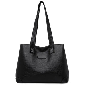 Soft Leather Big Handbags Tote Shoulder Bag for Women