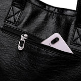 Soft Leather Big Handbags Tote Shoulder Bag for Women