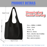 Canvas Shoulder Bag Eco-Friendly Reusable Travel Messenger Bag
