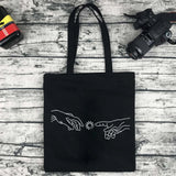 Harajuku Print Tote Bag - Reusable Canvas Shoulder Bag
