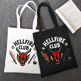 Anime Canvas Tote Bag for Women Summer Shopper