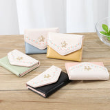 Small Leather Women Wallet Floral Lady Short Purse