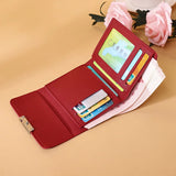 Patchwork Wallet Women Purse Mini Wallets Students Lovely Purse Small Wallet