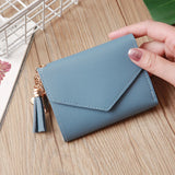Short Tassel Wallet Women Purse Mini Wallets Students Purse