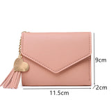 Short Tassel Wallet Female Mini Wallets Lovely Purse