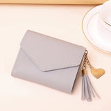 Short Tassel Wallet Female Mini Wallets Lovely Purse
