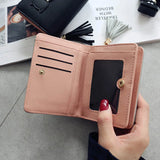 Tassel Wallet Women Purse Female Mini Wallets Students