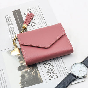 Short Tassel Wallet Mini Purse Female Lovely Purse