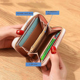 Short Tassel Wallet Mini Purse for Women Students Lovely Small Wallet