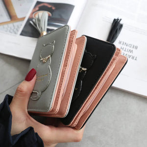Tassel Wallet Women Purse Female Mini Wallets Students